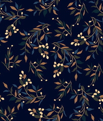 Beautiful Colorful Leaves Abstruct Background Vector Design