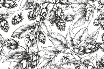 Flower tattoo line art design element vector and illustration