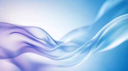 Abstract flowing gradient background with gentle waves of blues and violet colors