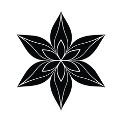 Fototapeta premium Abstract Trillium Pattern for Textiles