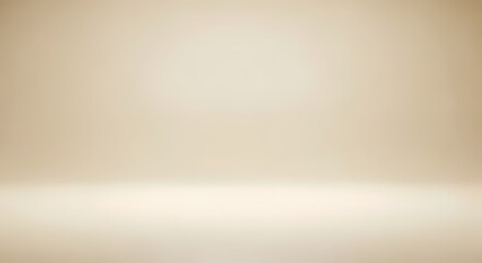 Beige Studio Background Empty Room Mockup