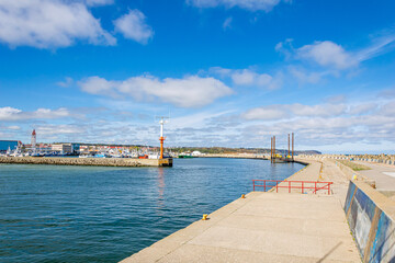 entrance to the port in Wladyslawowo
