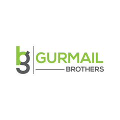 The **Gurmail Brothers logo** features a strong and professional design with bold typography and subtle symbolic elements, representing trust, unity, and reliability for a family-driven business brand