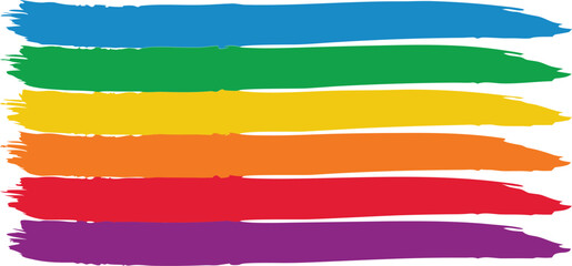 Obraz premium colour Black set paint, ink brush, strokes, brushes, lines, Set of paint brush stroke and abstract grunge banner for graphic background Rectangle brush collection. Grungy brushes collection. Vector b