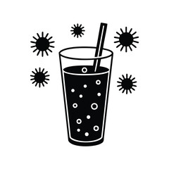 vector illustration of a cocktail