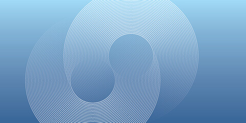 Abstract gradient abstract background with circular line patterns. Vector abstract art