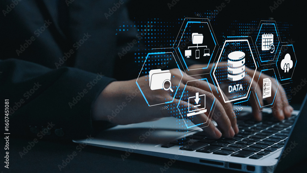 Poster cloud computing, cloud strategy, and cloud technology transforming digital infrastructure with scala