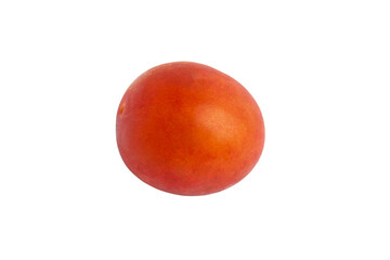 Single Cherry Plum , isolated on transparent background, PNG