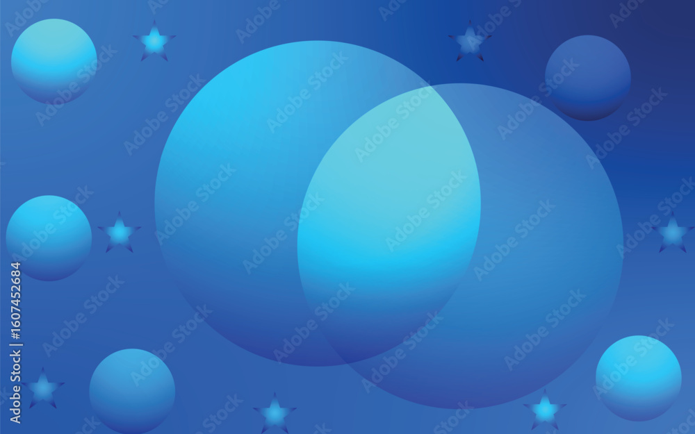 Poster abstract blue pastel medical and tech background with hexagon pattern and bright sparkles. realistic