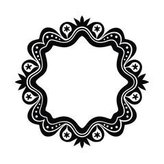 Wavy Border Featuring Fused Talavera Motifs