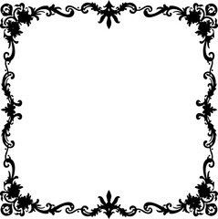 Fototapeta premium , flowers, vine, leaves, nature, frame petten