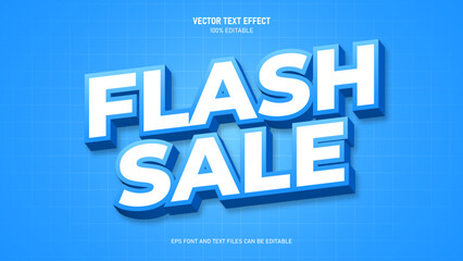 Flash sale editable text effect