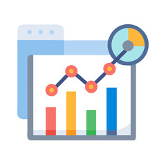 Data analysis dashboard showcasing charts and graphs