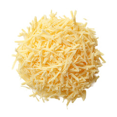 Grated Cheese Delight: A vibrant image of shredded cheese, capturing its texture and inviting appearance. The golden cheese is a delicious ingredient.