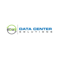 The **Data Center logo** features a sleek and modern design with tech-inspired elements and bold typography, symbolizing connectivity, security, and innovation in digital infrastructure solutions.
