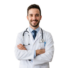 Fototapeta premium Confident Healthcare Provider: Expertise, Trust, and Compassionate Care