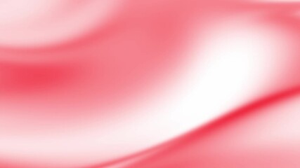 Abstract soft silk red white animated gradient background 4k seamless looping trendy aesthetic backdrop