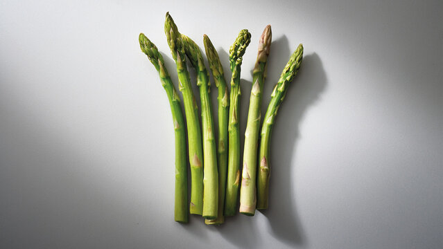 Isolated Aspergus on white background