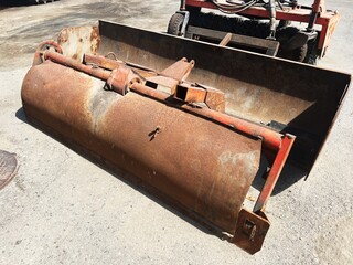 Close up of old rusty excavator bucket. Excavator machine. Construction business