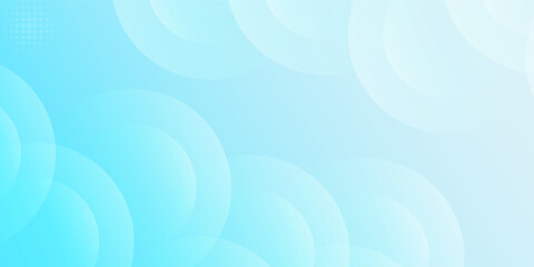 Minimalist banner background, pastel colorful, Light Blue gradations. Circle effect style geometric, abstract background. modern eps 10.