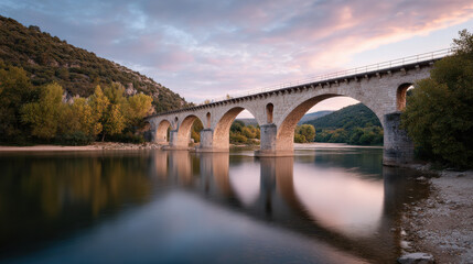 Fototapeta premium capture essence of historical bridges that have shaped cultures across globe