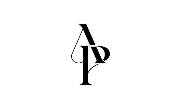 AP initial letters, monogram logo