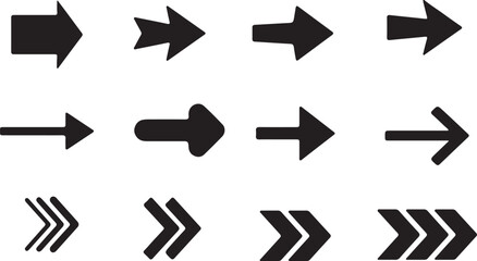 Arrows set  icons. Arrow icon. Arrow vector collection. Doddle arrow set, collection of arrows. Collection different arrows sign. Black vector arrows icons 