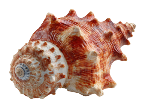 Collecting unique seashells coastal beach nature tranquil seaside view isolated on transparent background