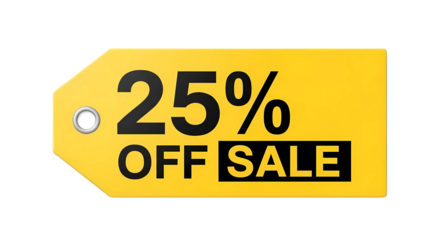 25% OFF SALE