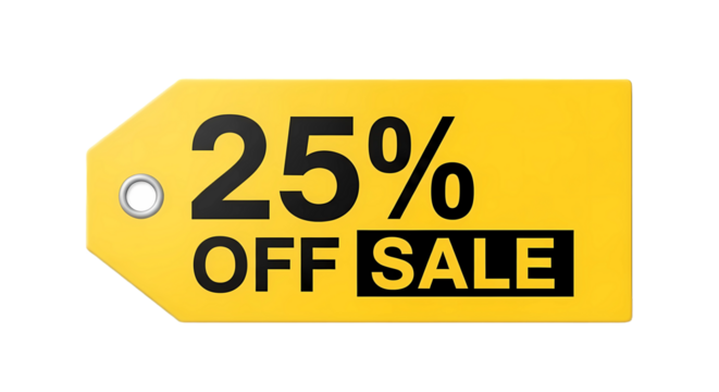 25% OFF SALE