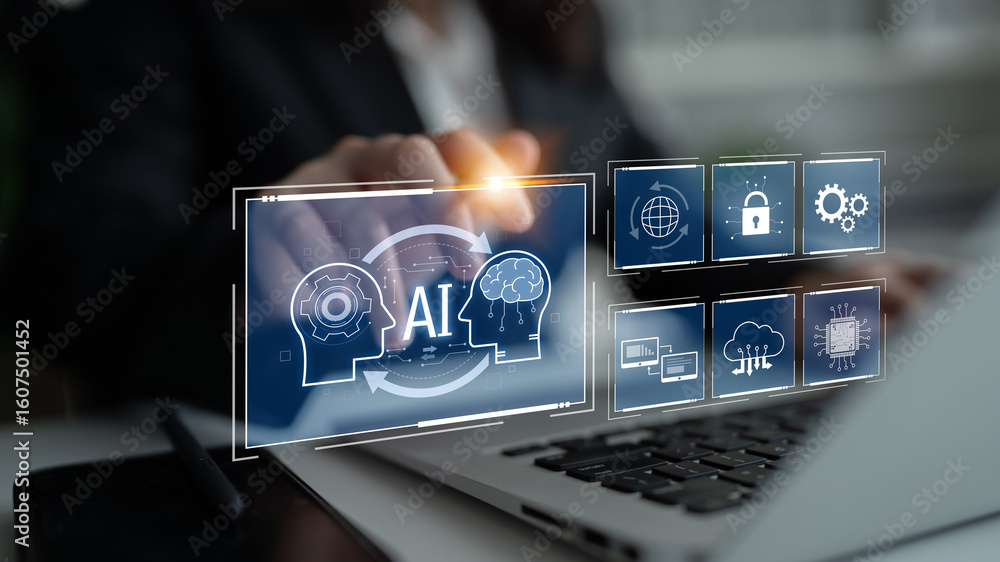 Poster ai system integration improves artificial intelligence platform. ai system integration enhances auto