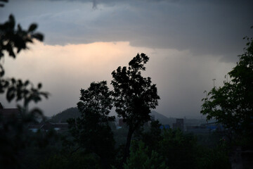Beautifully structured thunderstorm in Bulgarian