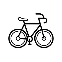 Obraz premium bicycle vector icon isolated on white background 
