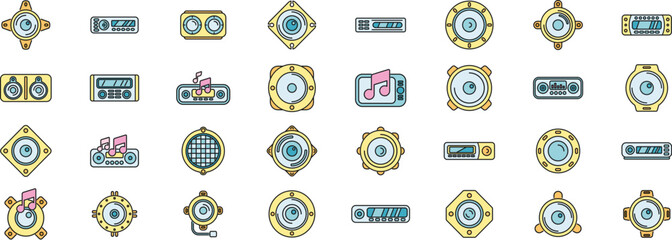 Enhancing driving experience with various car audio systems, from classic stereos to advanced multimedia centers and powerful loudspeakers