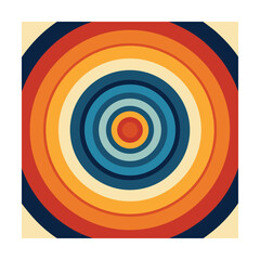 Fototapeta premium Layered Concentric Rings Fading Toward Center Design