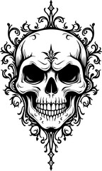 Fototapeta premium dragon tattoo skull tattoo, rose tattoo, art vector