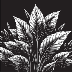 leaf silhouette