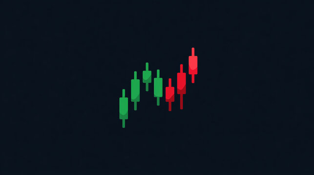 Stock market analysis bullish trends in trading charts financial insights dark background digital visualization