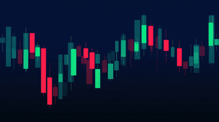 Market fluctuations analyzed financial trading charts digital data visualization abstract background close-up view investment insights