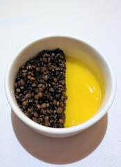 Elegant Lentil and Whipped Potato Dish with Olive Oil