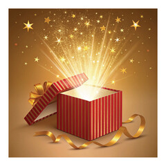 gift box with ribbon
