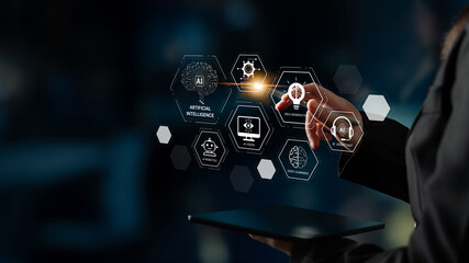 AI learning system involves deep learning, supervised machine learning, and natural language...