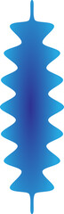 Blue Electrical Insulator Graphic