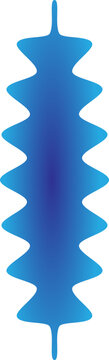 Blue Electrical Insulator Graphic