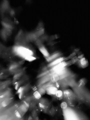Abstract black and white motion blur image