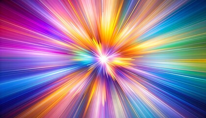 Vibrant radial burst of color (2)