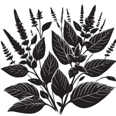 leaf silhouette