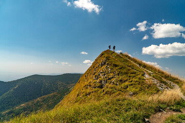 Hiking in the Mala Fatra Mountains, Slovakia.