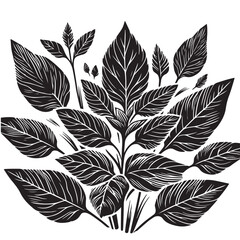 leaf silhouette
