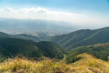 Hiking in the Mala Fatra Mountains, Slovakia.